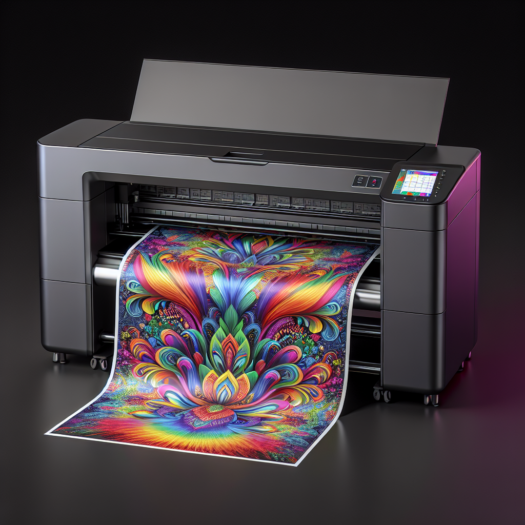 High-resolution printer producing vibrant color posters